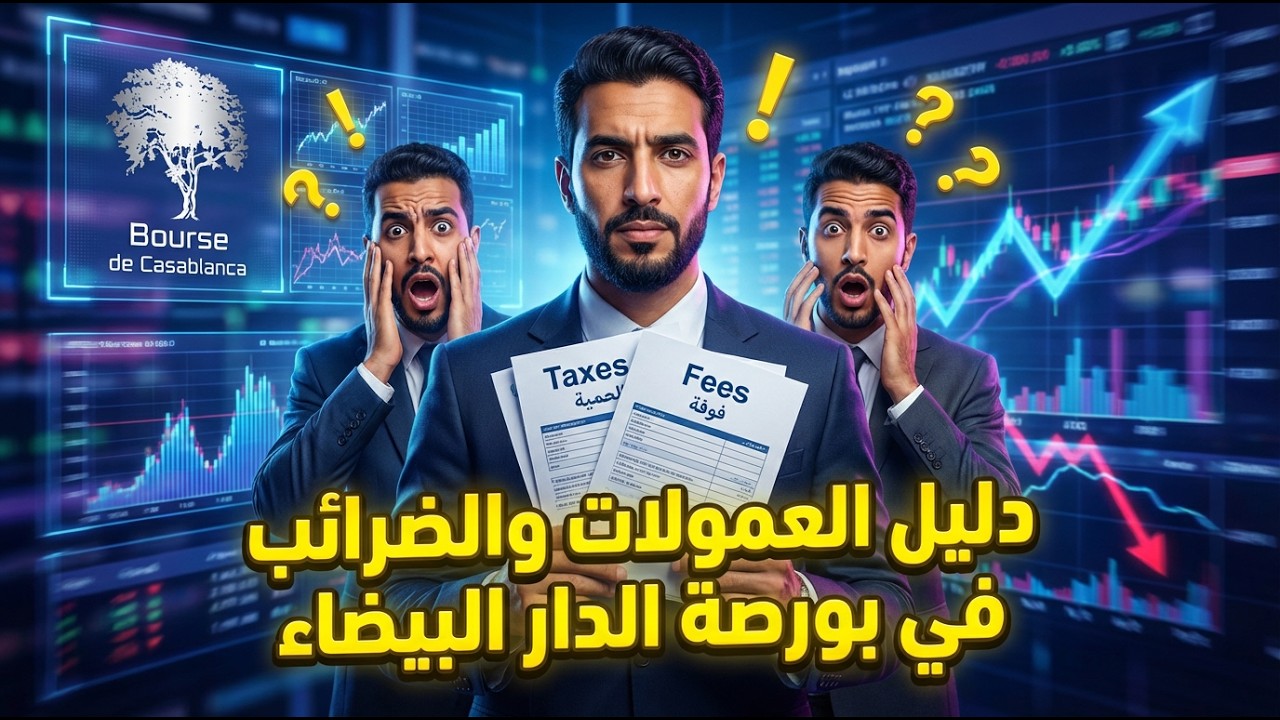 🛑 توقف! لا تشترِ أي سهم في بورصة الدار البيضاء قبل معرفة هذه الأسرار عن الرسوم والضرائب! 📉💰