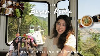 【vlog】🇰🇷 韓國釜山4天3夜行程！❤️‍🔥必去景點+美食都沒放過：膠囊列車、鮑魚粥、汗蒸幕