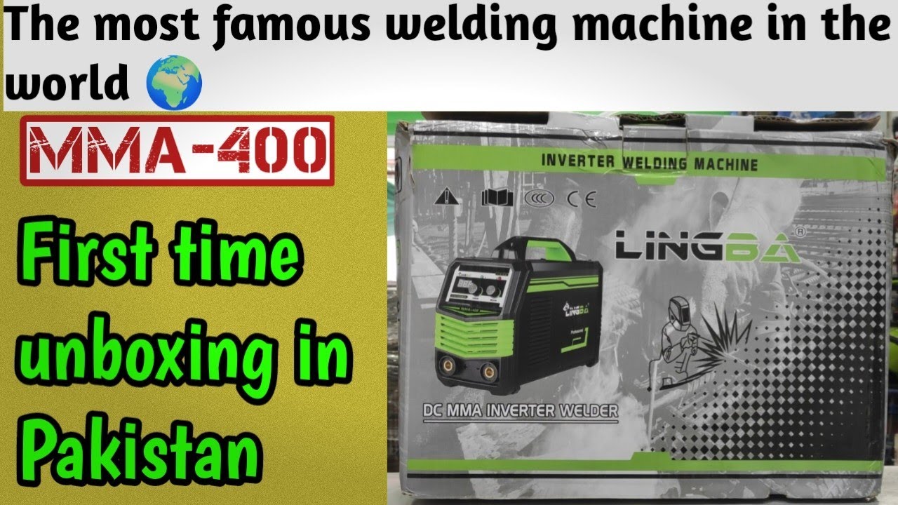 LINGBA MMA-400 professional  welding machine unboxing