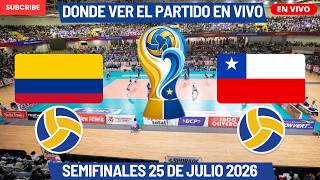 🏐Colombia vs Chile🏐Dónde Verlo EN VIVO🏐Copa Sudamericana Volleyball Femenino 2026