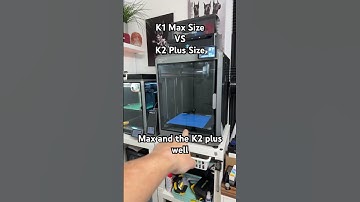 Creality K1 Max Vs K2 Plus #creality #3dprinting #3dprinter #trending #k2plus