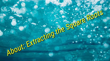 Math Tutorial: Solving Quadratic Equation By Extracting Square Root