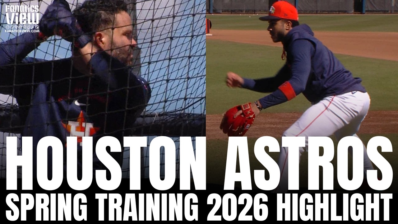First Look at Jose Altuve, Jeremy Pena & Houston Astros Players at 2026 Astros Spring Training
