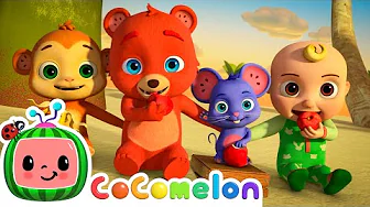 Yummy Lunch Songs with Animals 🍎 | CoComelon Animal Time | Animals for Kids