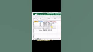 Age Calculation From Age Date | Just One Click In Excel.  #age #excel #sheet #tips #and #ticks