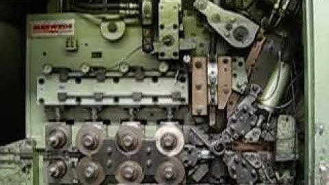 * STEINFELS KG * has for sale a Wafios FUL10 sping coiling machine