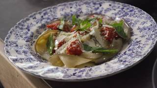 How To: Eggplant Marinated in Olive Oil w/ Tomato, Basil and Parmigiano