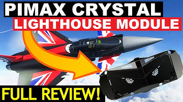 The Pimax Crystal NEW Lighthouse Module Review MSFS VR TEST | DOF Reality H2 MOTION RIG