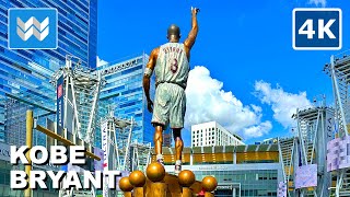 [4K] Kobe Bryant Statue at Crypto Arena (Staples Center) Walking Tour - Los Angeles Lakers 81 points