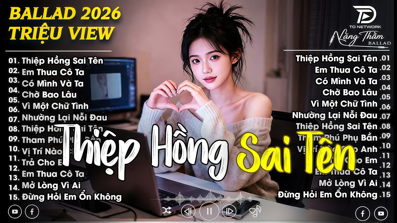 Lk Nhạc Trẻ Ballad Việt Hot Trend Triệu View 2026 ♫Top 20 Ca Khúc Nghe Day Dứt Về Nỗi Đau Tình Yêu