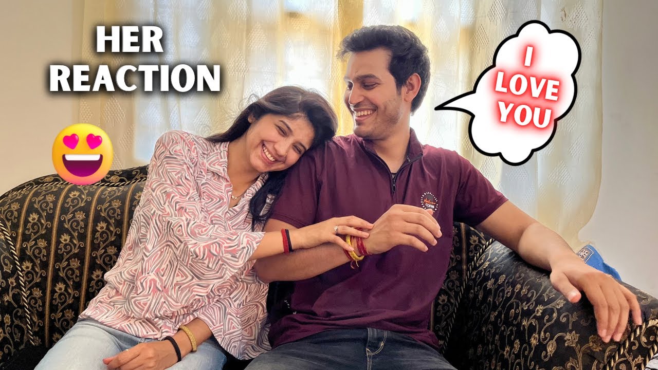 DAY - 20  Finally I said I LOVE YOU to her for the first time | HER REACTION |