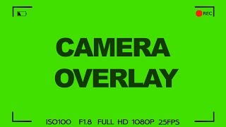 Green Screen [ REC CAMERA ]  - Footage Free