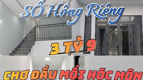 💞 Bán Nhà Hóc Môn 4 Phòng Sổ Hồng Riêng Đường Thông Chợ Bà Điểm Phan Văn Hớn..