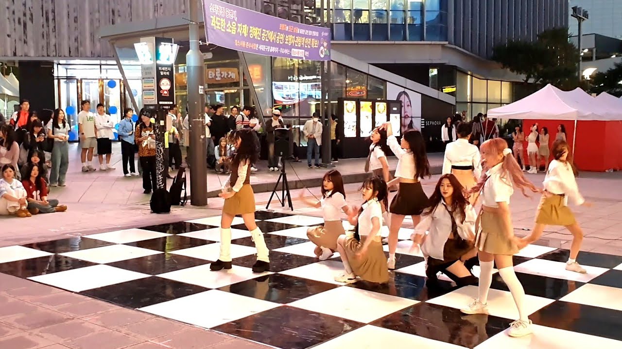 [STREET ARTIST] FEVER, YONSEI UNIVERSITY DANCE TEAM. SINCHON BUSKING. 240522.