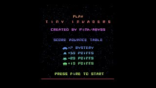 Tiny Invaders (2020) from Pink/Abyss - Amiga freeware