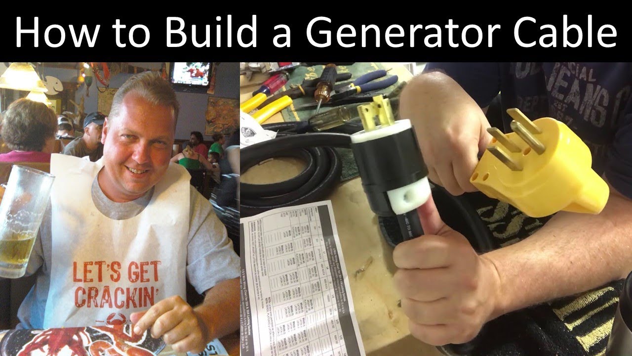 How to build a generator cable - YouTube