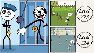 Thief Puzzle: Level 223 , 224 – How to Solve? (Walkthrough)