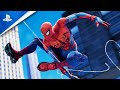 New spiderman from marvel rivals free roam gameplay  marvels spiderman pc mods