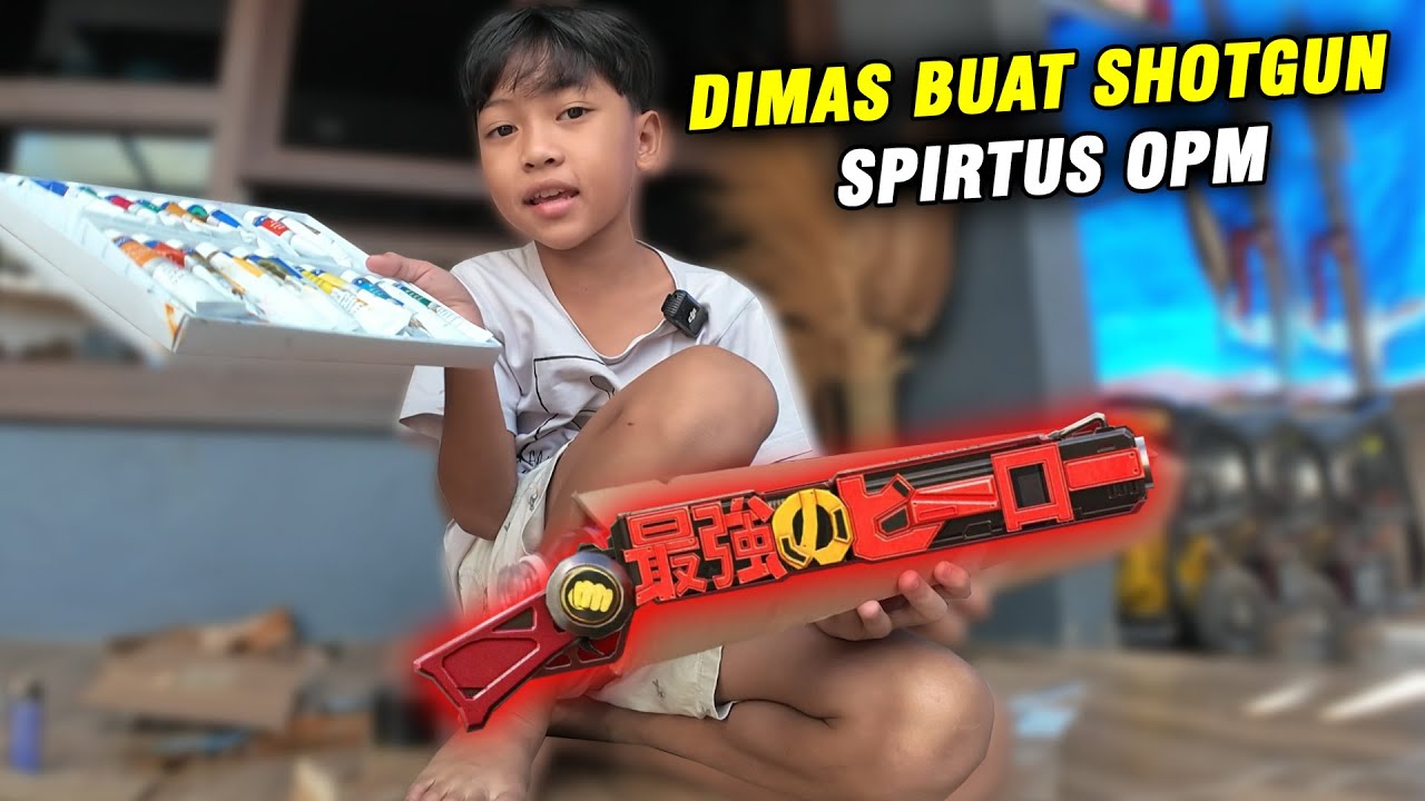 DIMAS BUAT TEMBAKAN SPIRTUS OPM DARI KALENG DAN KARDUS