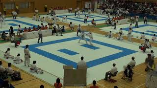 2014年IH 女子 空手道 団体組手 3回戦 帝京（東京）×水戸商（茨城）