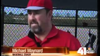 Grain Valley baseball team wears throwback uniforms