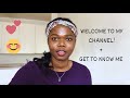 Get to know me tag  my first youtube  patience obi