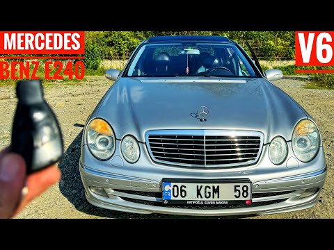 MERCEDES BENZ E240 V6 SÜRÜŞ HİSSİ | USTAYA KIZDI SUNROOFU TAMİR ETTİ | 2600 177HP | 0-100 HIZLANMASI