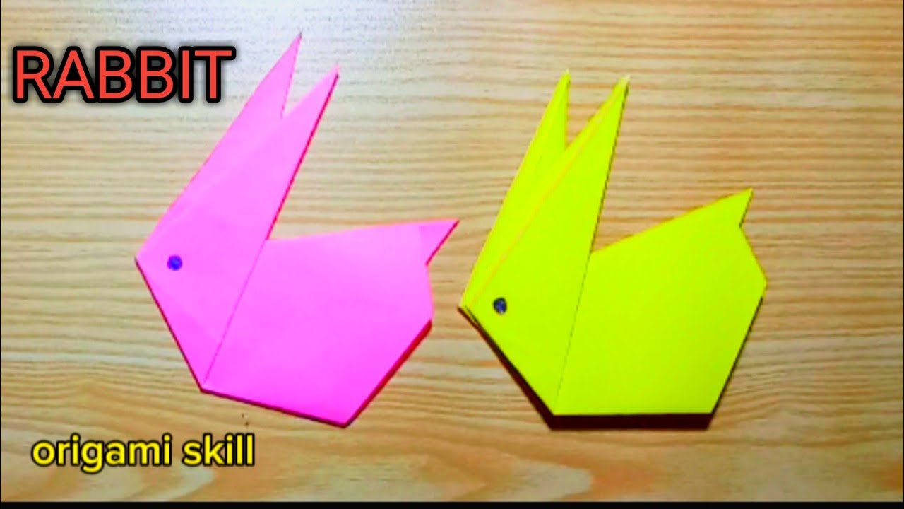 how-to-make-paper-rabbit-step-by-step-easy-origami-rabbit-youtube