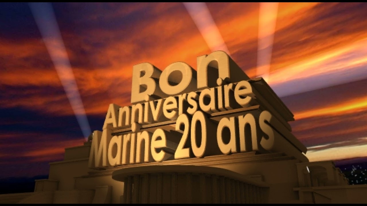 Bon Anniversaire Marine Ans Youtube