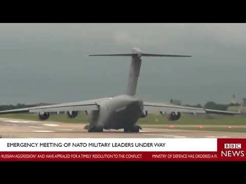 Nato versus Russia start of World War 3. ( BBC simulation )