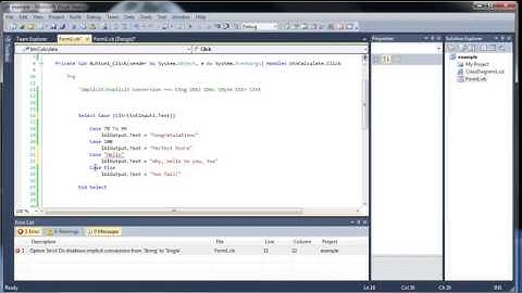VB.NET Option Strict, Message Boxes, Focus and Select Case