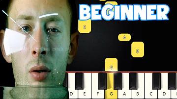 No Surprises - Radiohead | Beginner Piano Tutorial | Easy Piano