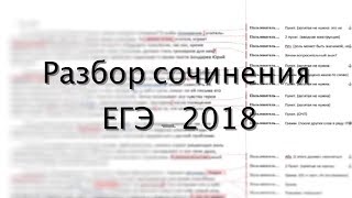 картинка: Разбор сочинения ЕГЭ [IrishU]