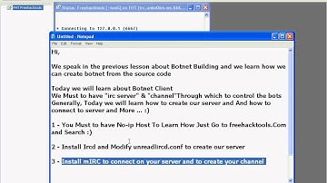 Botnet Building The Second lesson