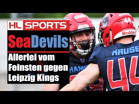 Auswärts zu Hause: Sea Devils mit Allerlei vom Feinsten gegen Leipzig Kings I ELF #10