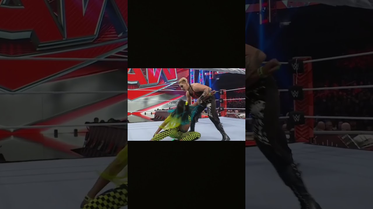 Rhea Ripley vs Raquel and Liv Morgan 