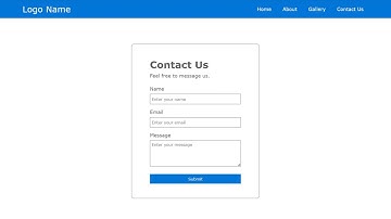 how to create contact form in html css with source code | Tarun Code
