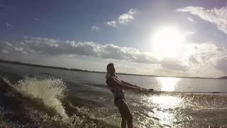 Rollover to Split Catch on a Swivel Ski
