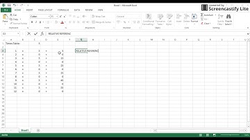 IGCSE ICT: Spreadsheet 5 (Absolute Referencing)