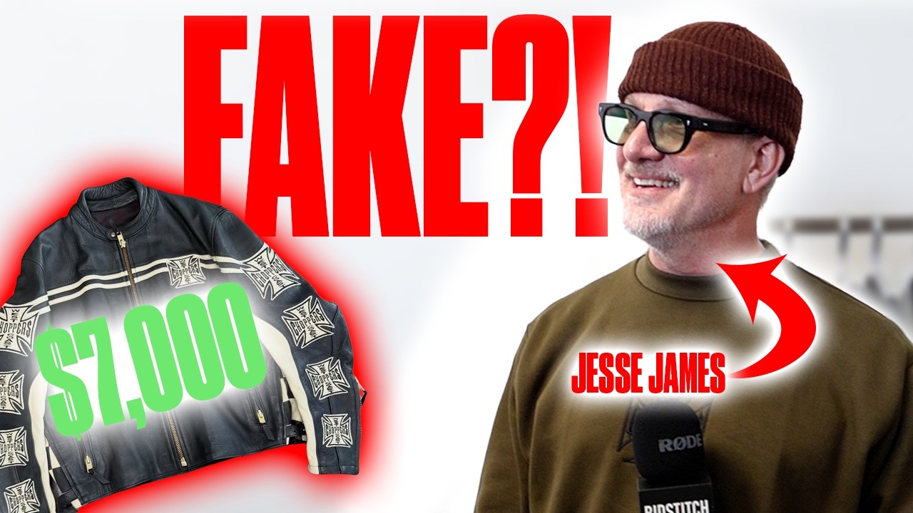 【J's】JSF Delivery Jacket COOK Ｍ JESSE Jesse James Exposes $7,000 FAKE West Coast Choppers Jacket - YouTube