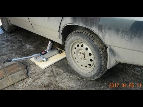 Домкрат гидравлический подкатной обзор \\ тест.  Сервис ключ