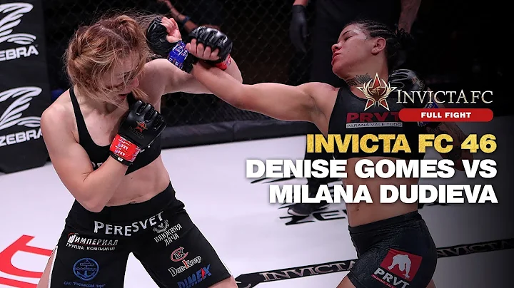 Full Fight | Milana Dudieva and Denise Gomes battle it out in Flyweight slugfest | Invicta FC 46