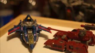 Transformers Generation Warpath & Fall of Cybertron Thundercracker Stop Motion Test