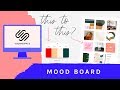 Building a brand mood board and brand color palette