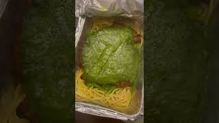 Veal Parmesan With Spaghetti And Pesto Sauce Blooper Lol