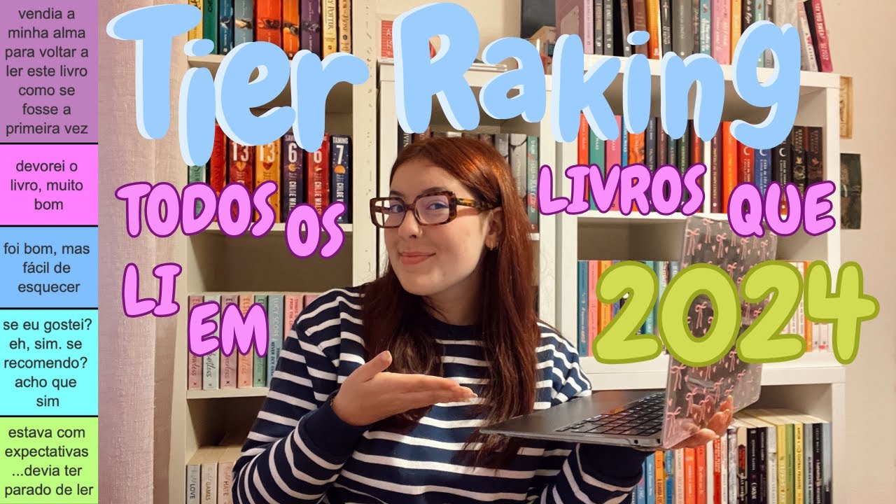 tier ranking de todos os livros que li em 2024 📖💖