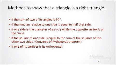 Gr8 En Math Right triangle Video 4 20 21