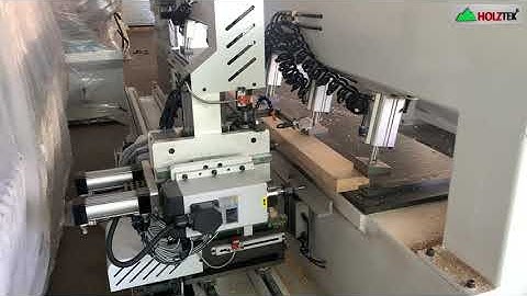 MÁY KHOAN NGANG CNC-2500B2Z LÀM BẢN LỀ VÀ Ổ KHOÁ CỬA ĐI | Máy Gia Công Ngang Đa Năng HOLZTEK