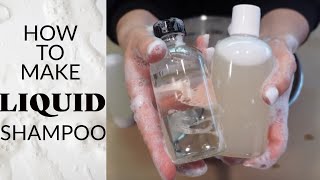 HOW TO MAKE THE BEST LIQUID SHAMPOO (DIY + Tutorial hydrating coconut water shampoo) screenshot 3