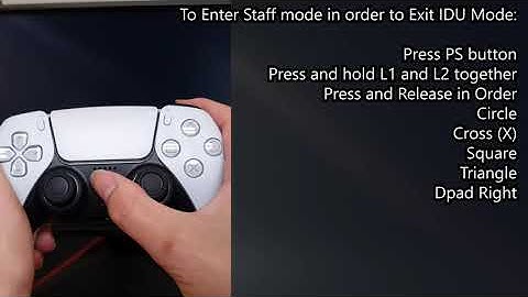 How To Exit IDU Mode on PS5 4.03/4.50/4.51
